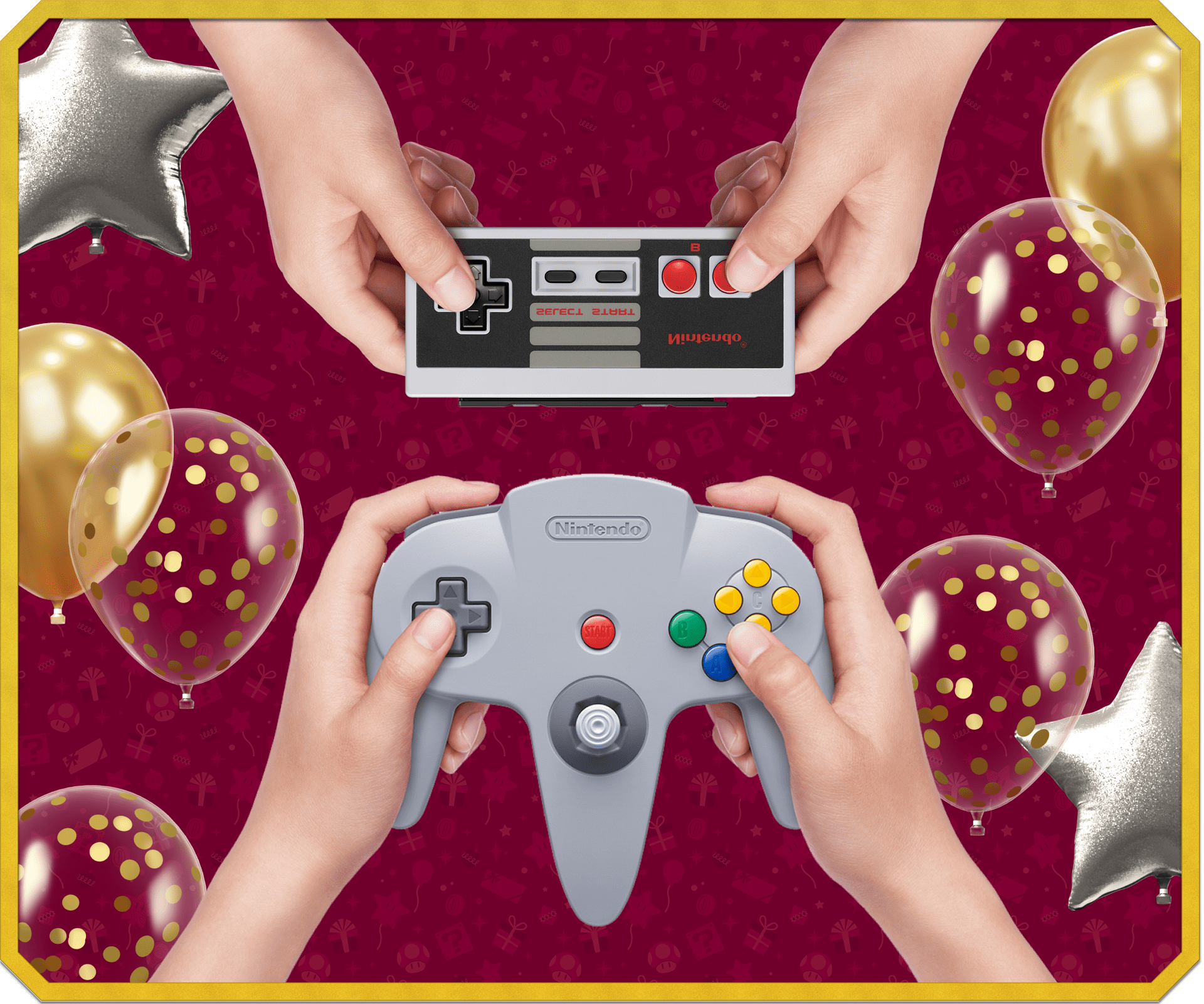 N64 and NES NSO Controllers